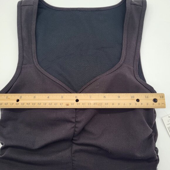 GapFit Powermove Ruched Sports Bra Black SZ XS - Picture 7 of 10